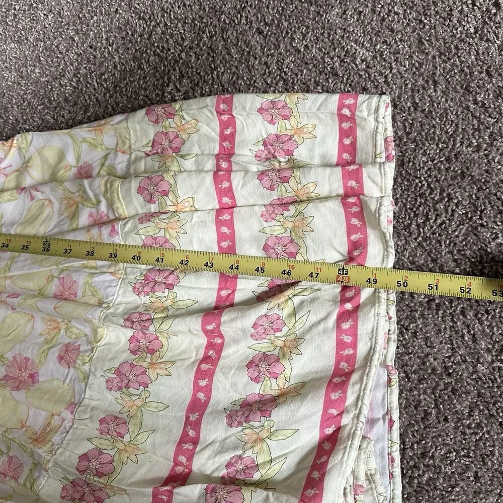 Maaji Eva Maxi Dress in Lemonade Women’s Long Yellow Pink Tropical Print Sz S - Picture 9 of 14
